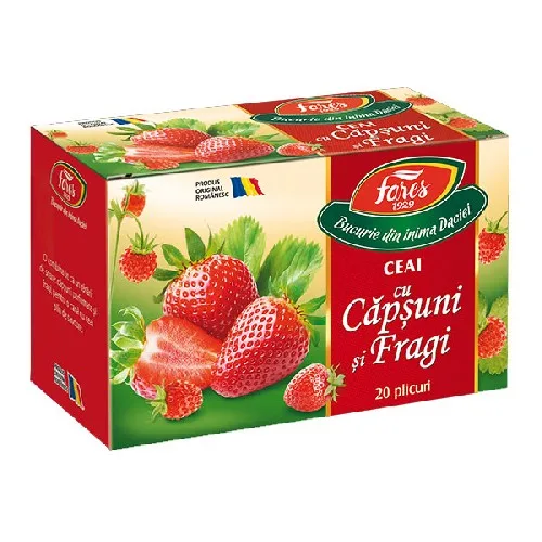 Ceai Capsuni si Fragi 20dz Fares