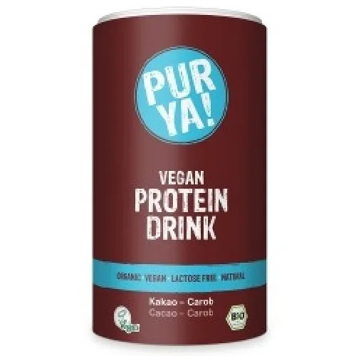 Vegan Protein Drink Cacao-Carob Bio 550gr Purya