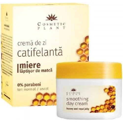 Crema de Zi Catifelanta cu Miere 50ml Cosmeticplant