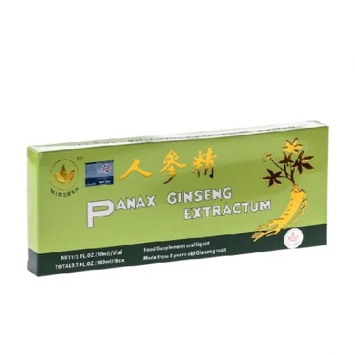 Fiole Ginseng Panax 10ml Minerva