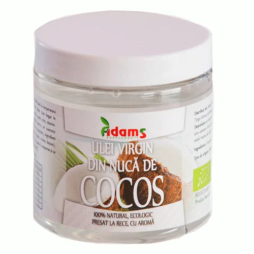 Ulei de Cocos Virgin, presat la rece 250ml 